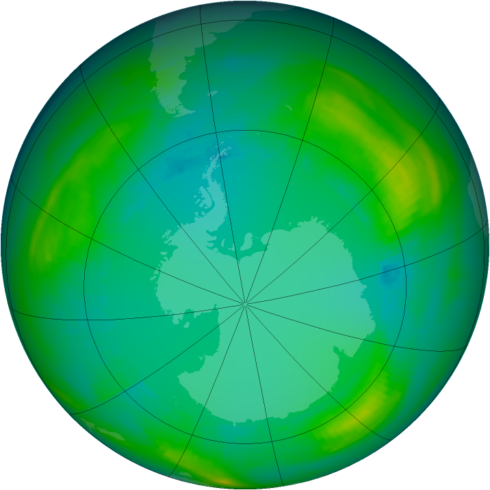 Ozone Map 1981-07-28